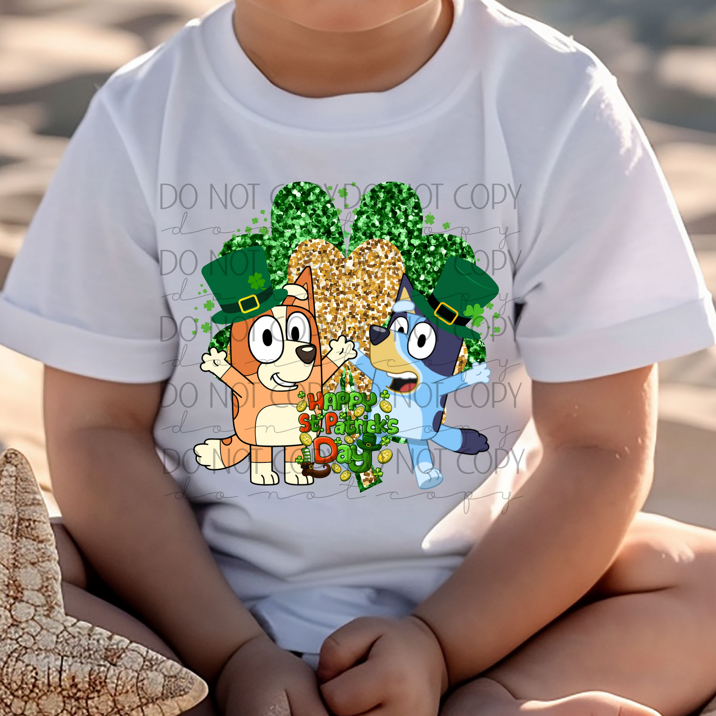 Blue Dog St. Patrick's Day Tee