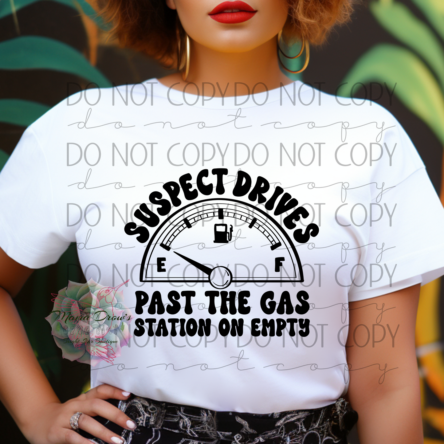 Suspect Drives Past the Gas Station Tee (multiple options)