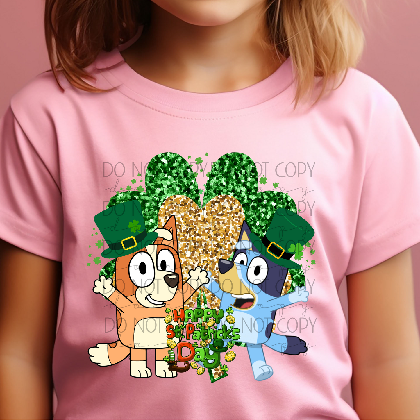 Blue Dog St. Patrick's Day Tee