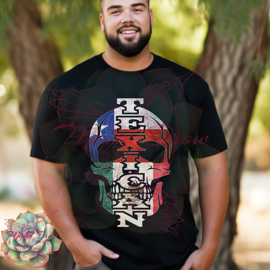 Custom Texican Skull Tee