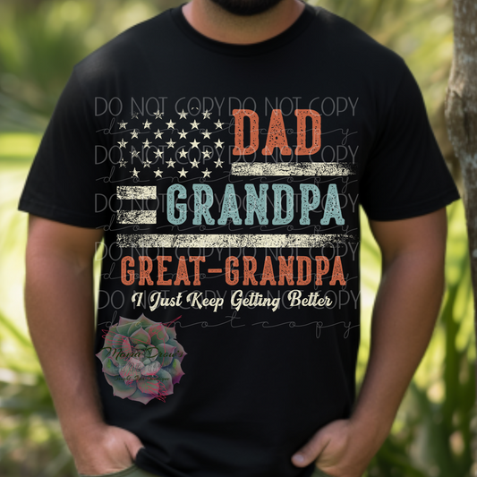 Dad, Grandpa, Great-Grandpa Tee