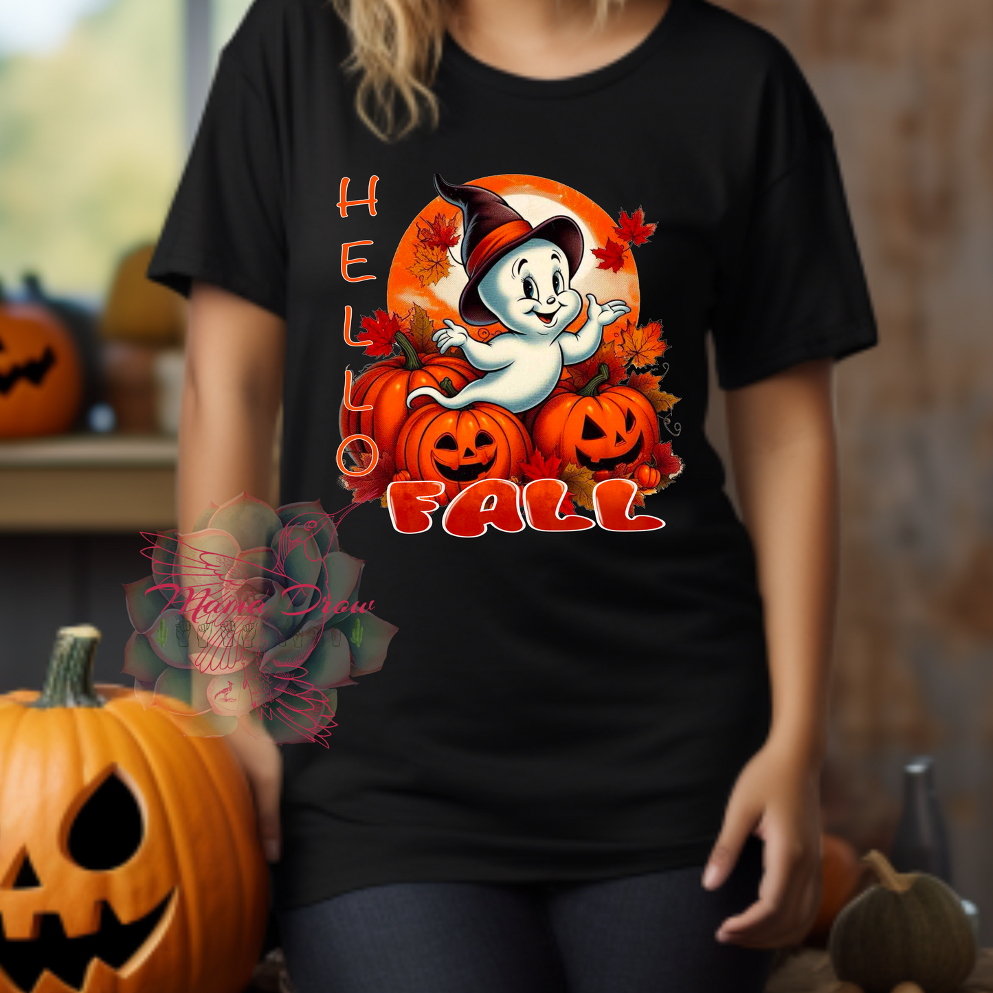 Hello Fall Ghost Tee