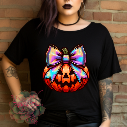 Pumpkin Bow Tee