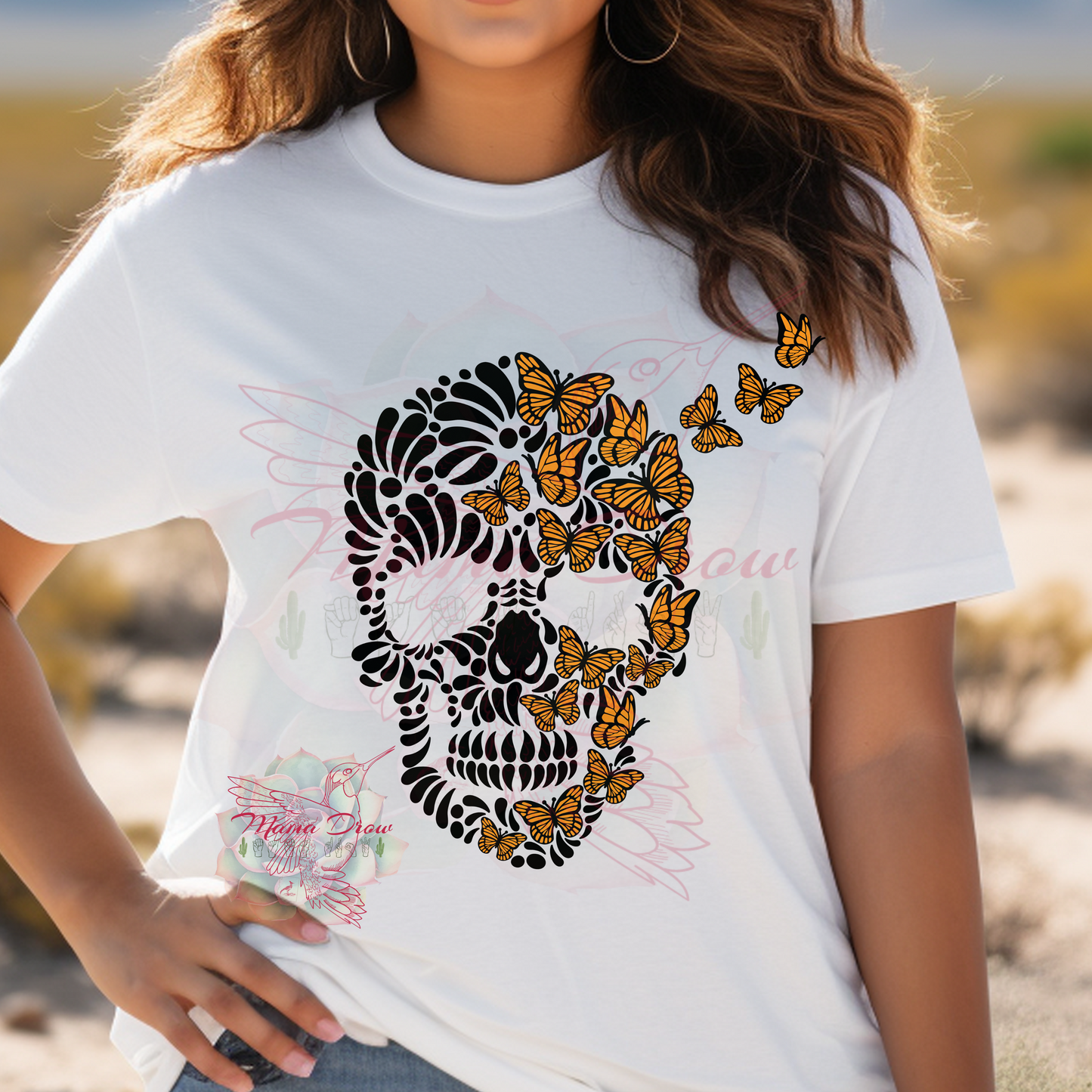 Butterfly Calavera Tee