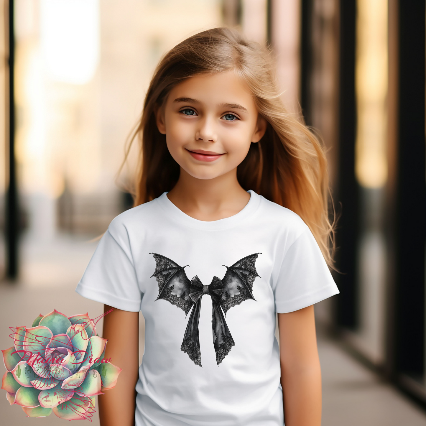 Bat Bow Tee