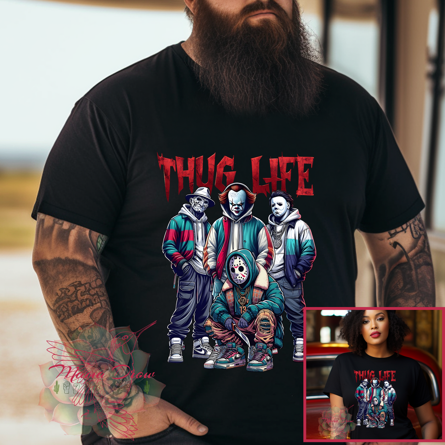 Thug Life Horror Tee